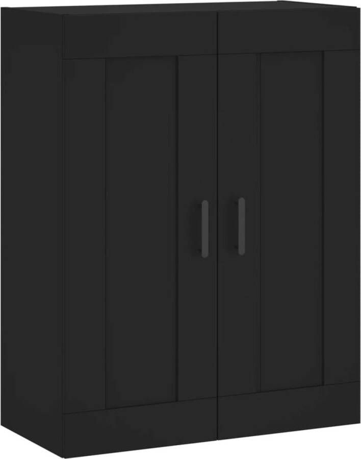 VidaXL -Wandkast-69 5x34x90-cm-bewerkt-hout-zwart - Foto 3