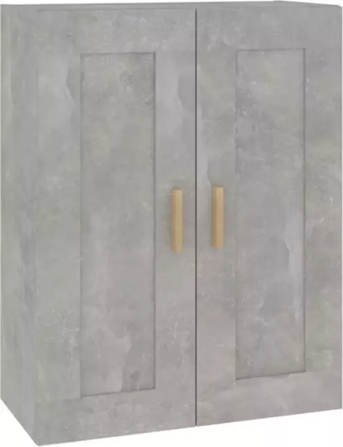 VIDAXL Wandkast 69 5x32 5x90 cm bewerkt hout betongrijs - Foto 4