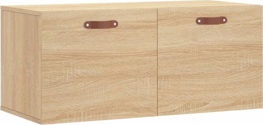 Prolenta Premium INFIORI Wandkast 80x36 5x35 cm bewerkt hout sonoma eikenkleurig - Foto 2