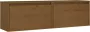 VidaXL Wandkasten 2 st 60x30x35 cm massief grenenhout honingbruin - Thumbnail 3