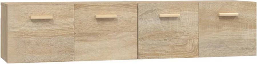 VidaXL -Wandkasten-2-st-80x35x36 5-cm-bewerkt-hout-sonoma-eikenkleurig - Foto 3