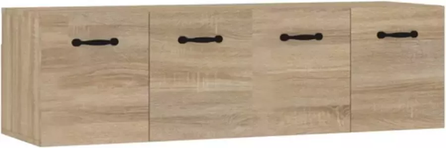 VidaXL -Wandkasten-2-st-80x35x36 5-cm-bewerkt-hout-sonoma-eikenkleurig - Foto 4