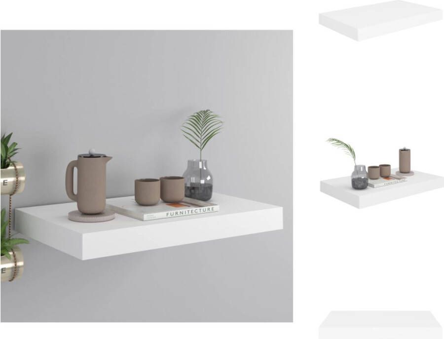 VidaXL Wandplank Hoogwaardig Honingraat MDF 40x23x3.8 cm Stijlvolle en Duurzame Meubeldisplay Wandsteun