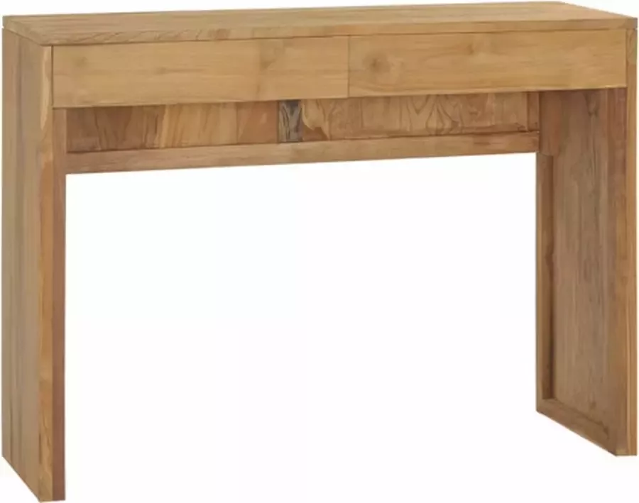 VidaXL -Wandtafel-100x35x75-cm-massief-teakhout - Foto 3