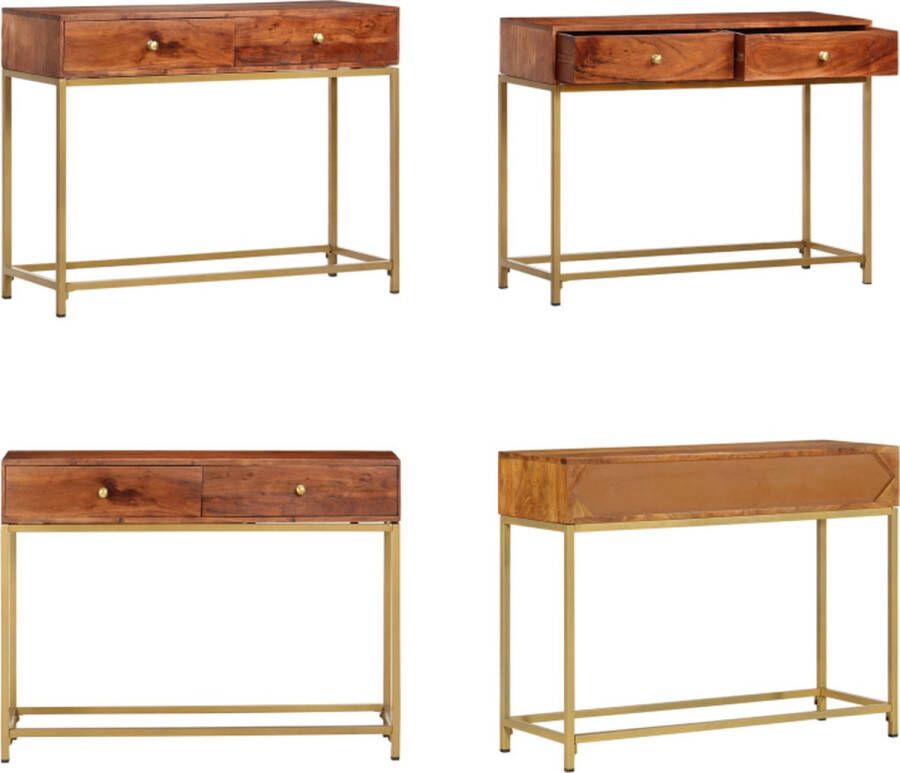 VidaXL -Wandtafel-100x35x76-cm-massief-acaciahout