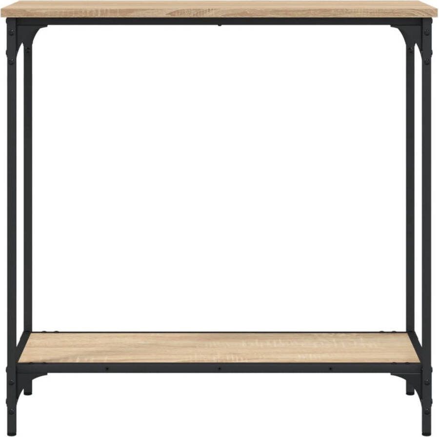 VidaXL -Wandtafel-75x30 5x75-cm-bewerkt-hout-grijs-sonoma