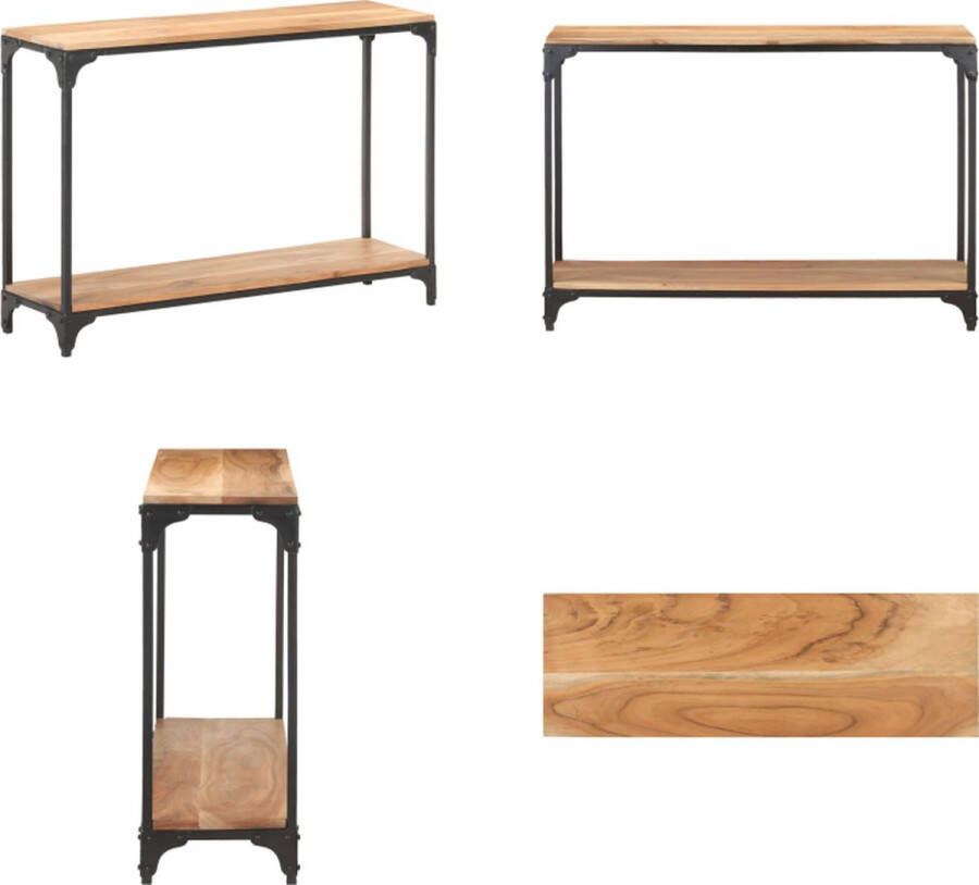 VidaXL Wandtafel 110x30x75 cm massief acaciahout Console Tafel Console Tafels Haltafel Haltafels