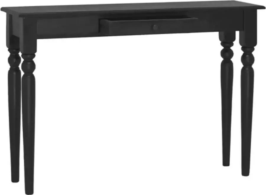 VidaXL -Wandtafel-110x30x75-cm-massief-mahoniehout-lichtzwart