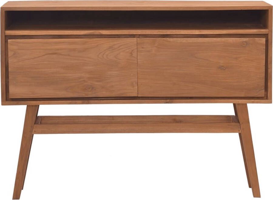 VidaXL -Wandtafel-110x30x79-cm-massief-teakhout - Foto 2