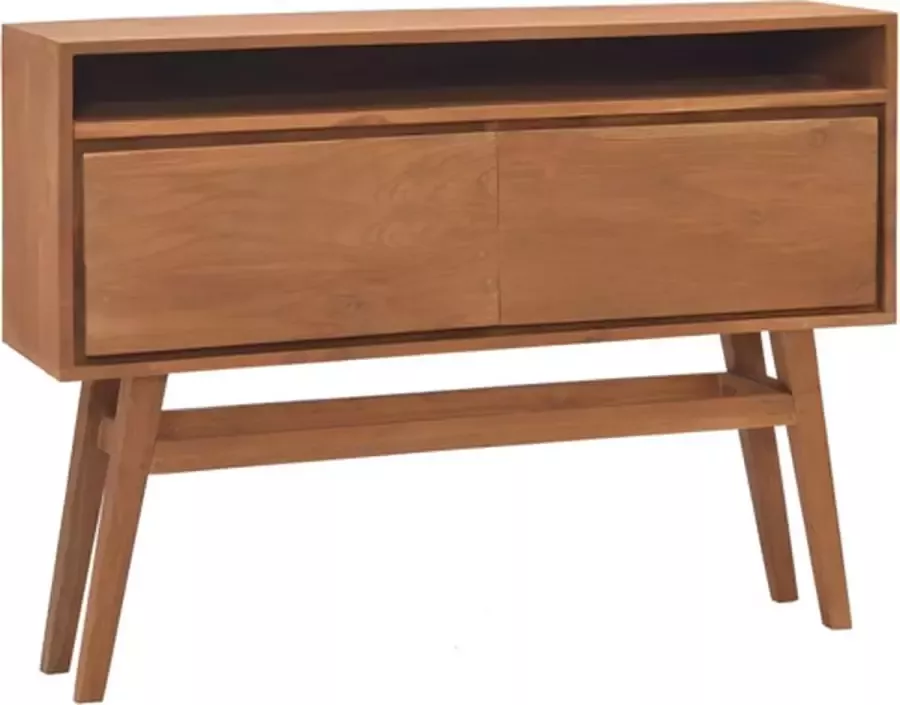 VidaXL -Wandtafel-110x30x79-cm-massief-teakhout - Foto 4