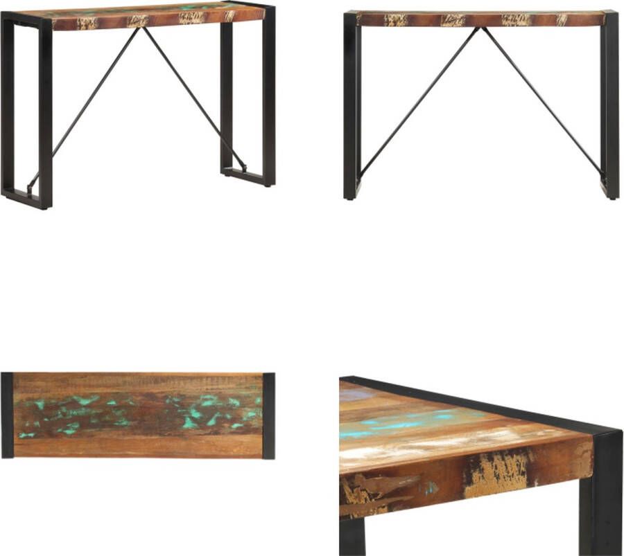VidaXL Wandtafel 110x35x76 cm massief gerecycled hout Wandtafel Wandtafels Consoletafel Houten Wandtafel