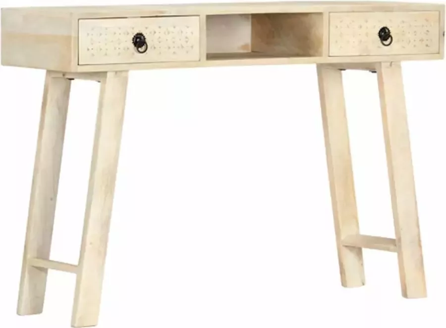 VidaXL -Wandtafel-110x35x76-cm-massief-mangohout