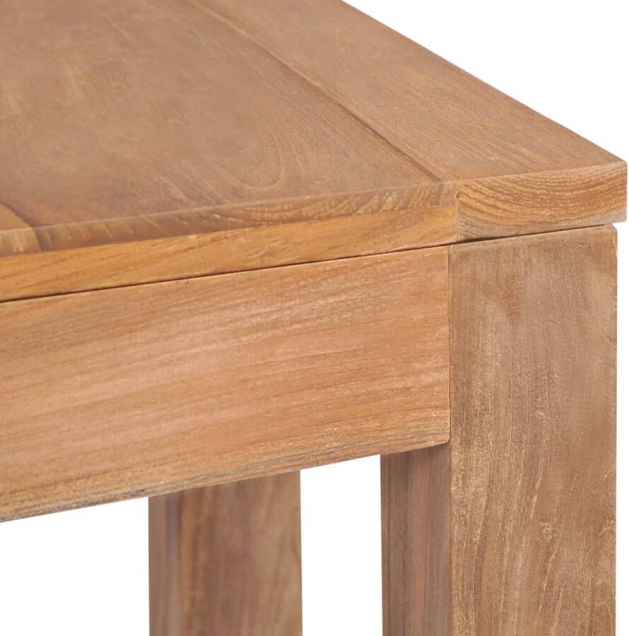 VidaXL -Wandtafel-110x35x76-cm-teakhout-met-natuurlijke-afwerking