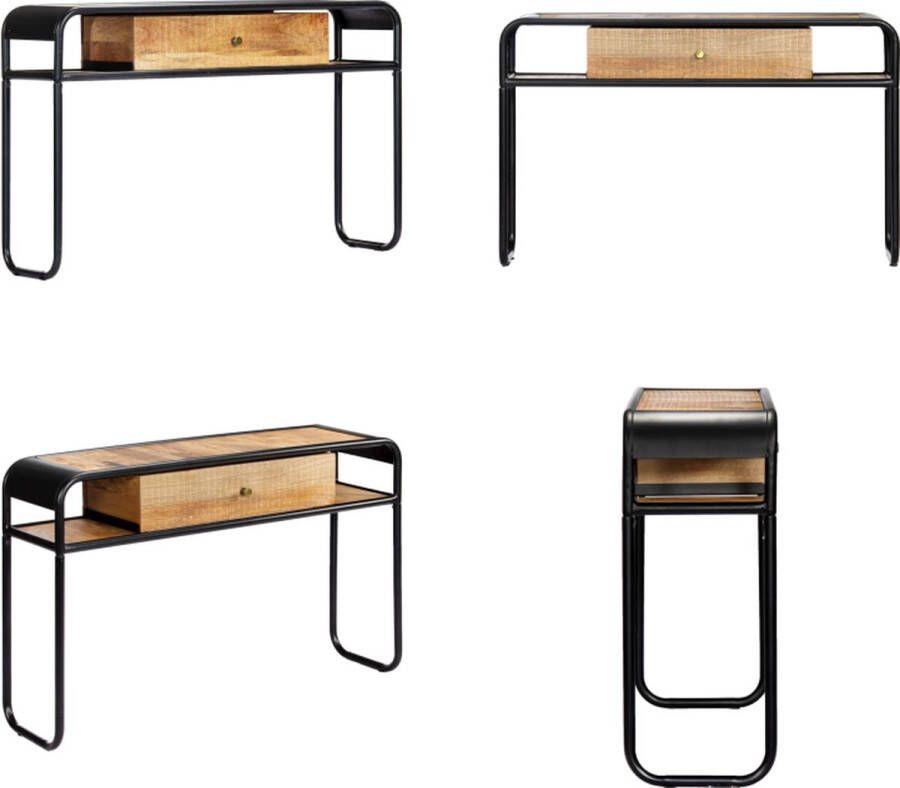 VidaXL -Wandtafel-118x30x75-cm-massief-mangohout