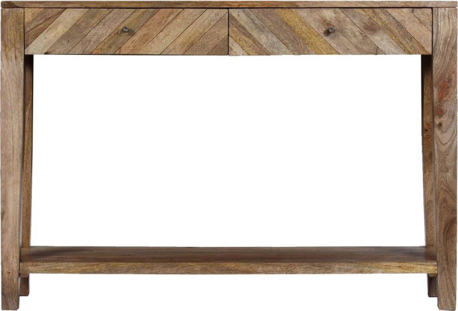 VidaXL -Wandtafel-118x30x80-cm-massief-mangohout - Foto 2