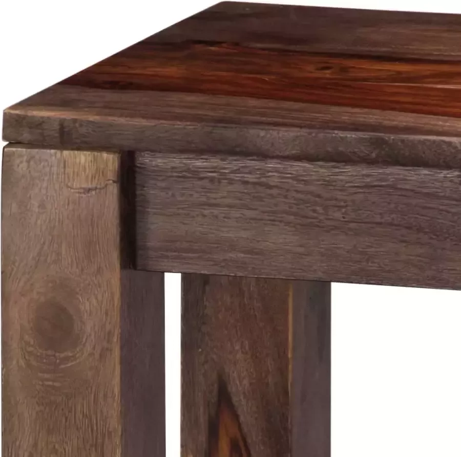 VidaXL -Wandtafel-120x30x76-cm-massief-sheeshamhout-grijs