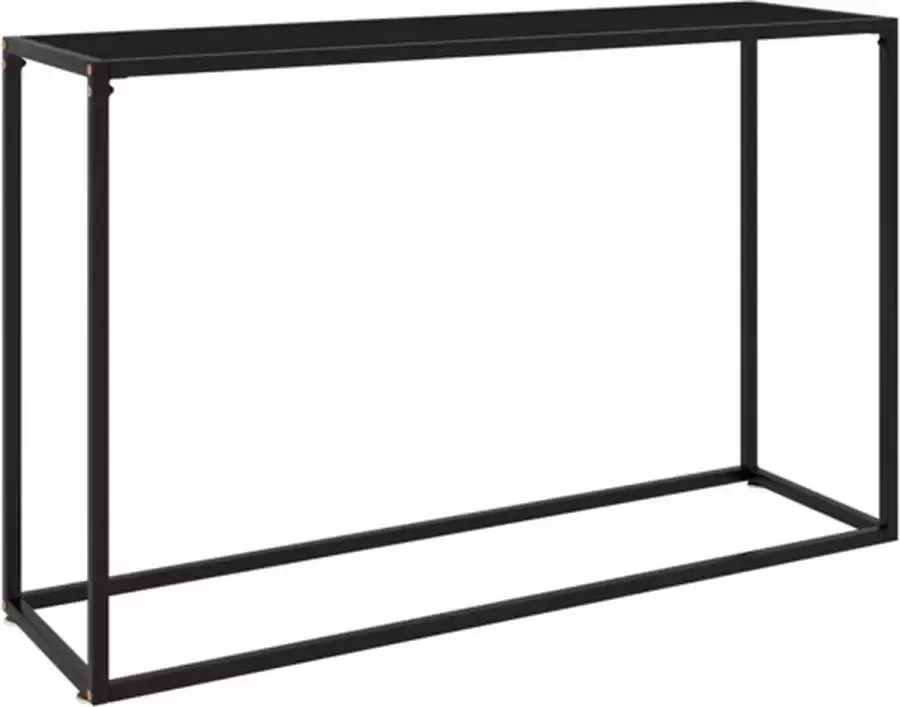 VidaXL -Wandtafel-120x35x75-cm-gehard-glas-zwart