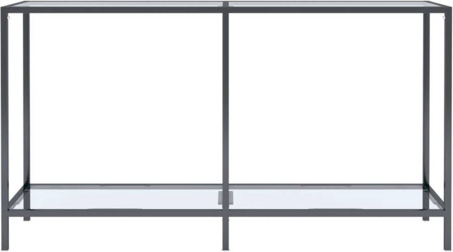 VidaXL -Wandtafel-140x35x75 5-cm-gehard-glas-transparant - Foto 2