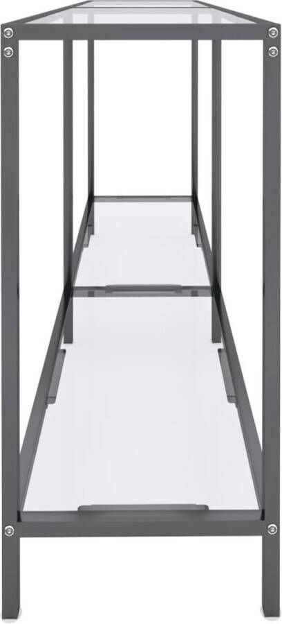 VidaXL -Wandtafel-140x35x75 5-cm-gehard-glas-transparant - Foto 3