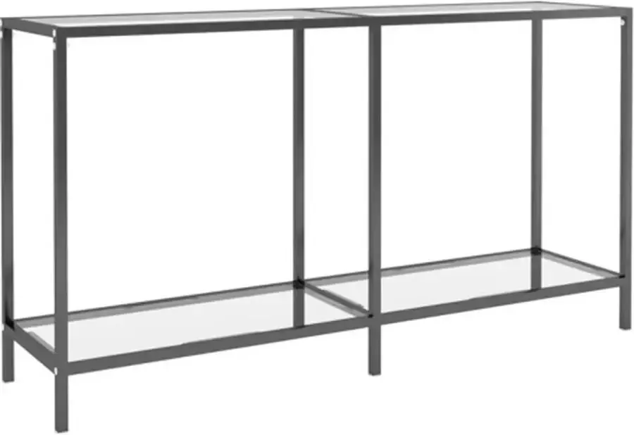 VidaXL -Wandtafel-140x35x75 5-cm-gehard-glas-transparant - Foto 4