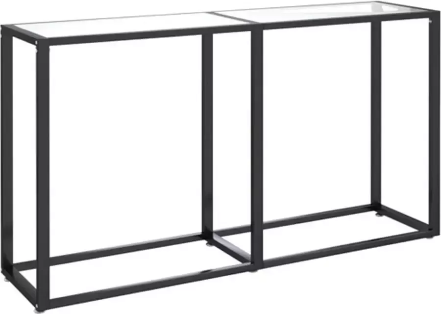 VidaXL -Wandtafel-140x35x75 5-cm-gehard-glas-transparant - Foto 2
