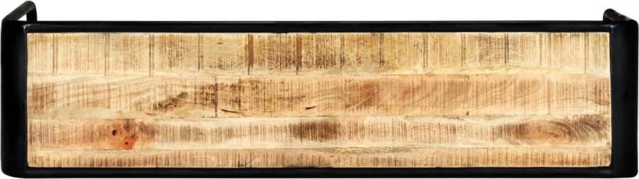 VidaXL -Wandtafel-140x35x76-cm-massief-ruw-mangohout - Foto 3