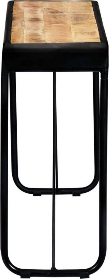 VidaXL -Wandtafel-140x35x76-cm-massief-ruw-mangohout - Foto 2