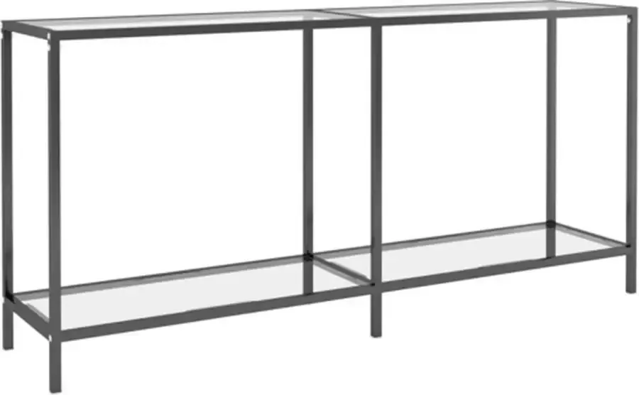 VidaXL -Wandtafel-160x35x75 5-cm-gehard-glas-transparant - Foto 3
