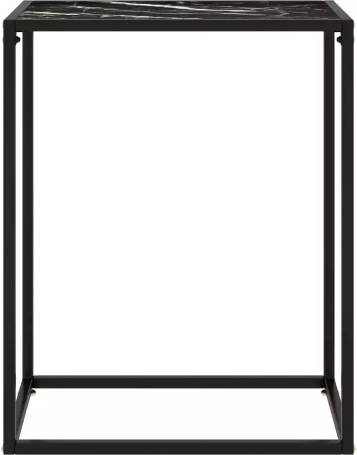 VidaXL -Wandtafel-60x35x75-cm-gehard-glas-zwart
