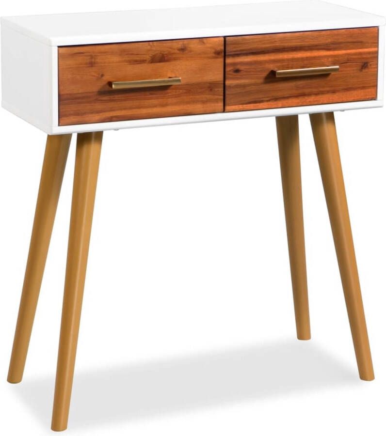 VidaXL -Wandtafel-70x30x75-cm-massief-acaciahout - Foto 2