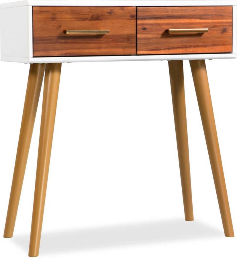 VidaXL -Wandtafel-70x30x75-cm-massief-acaciahout - Foto 3