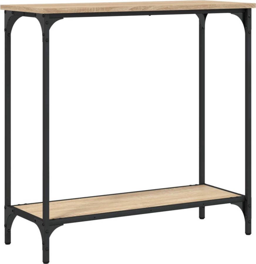 VidaXL -Wandtafel-75x30 5x75-cm-bewerkt-hout-sonoma-eikenkleurig