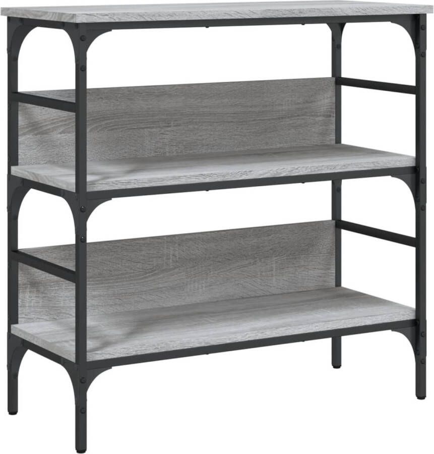 VidaXL -Wandtafel-75x32x75-cm-bewerkt-hout-grijs-sonoma-eikenkleurig - Foto 3