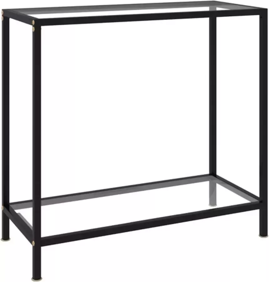 VidaXL -Wandtafel-80x35x75-cm-gehard-glas-transparant