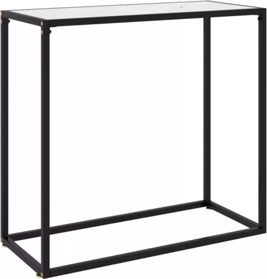 VidaXL -Wandtafel-80x35x75-cm-gehard-glas-wit