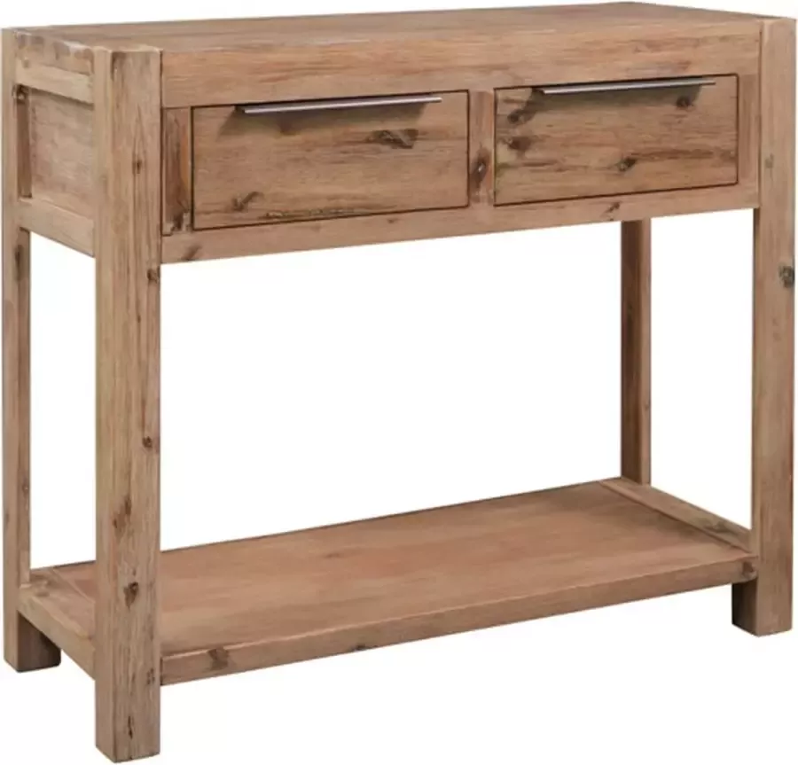 VidaXL -Wandtafel-82x33x73-cm-massief-acaciahout - Foto 2