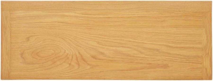 VidaXL -Wandtafel-83x30x73-cm-massief-eikenhout - Foto 3