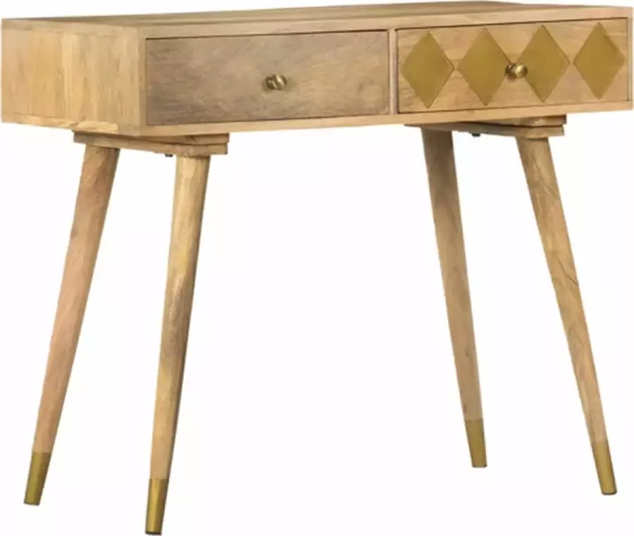 VidaXL Wandtafel 89x44x75 cm massief mangohout