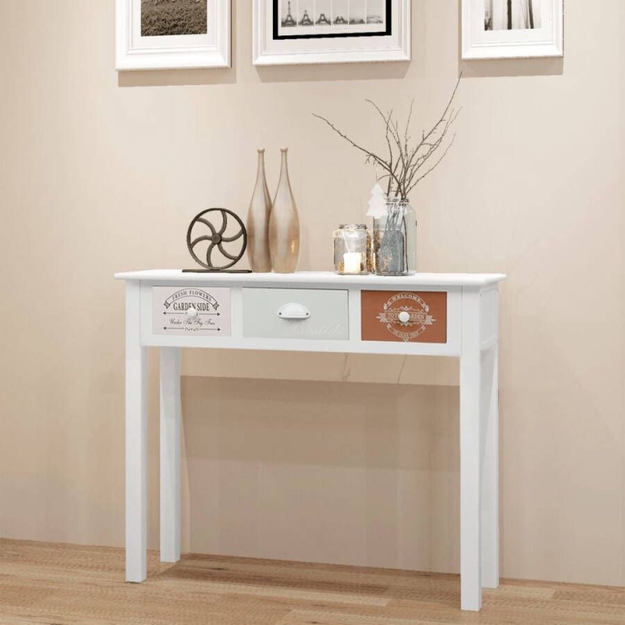 VidaXL -Wandtafel-Franse-stijl-hout