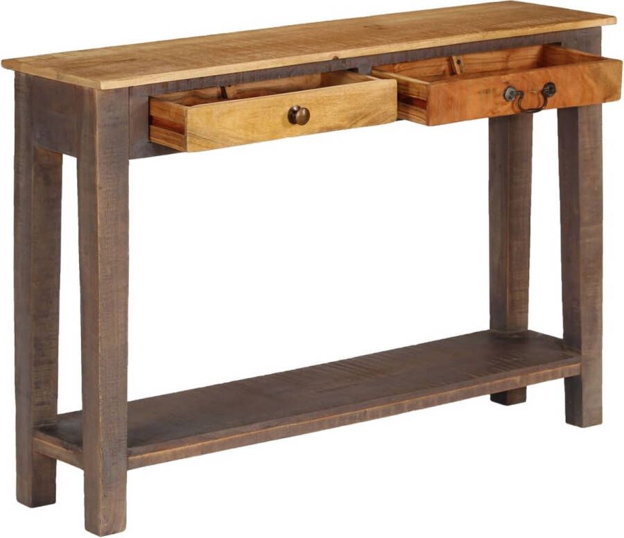 VidaXL -Wandtafel-vintage-stijl-118x30x80-cm-massief-hout