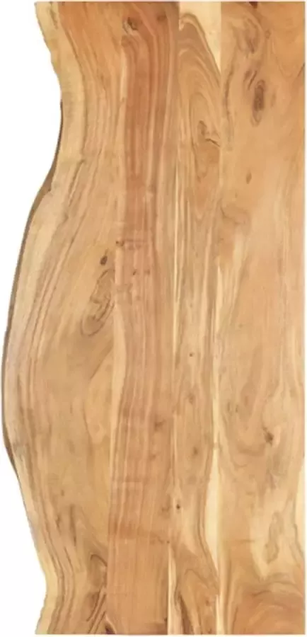 VidaXL Wastafelblad 140x55x2.5 cm massief acaciahout