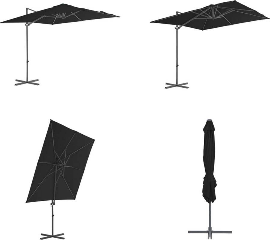 VidaXL Klassiek Hoofdbord Zwart 198 x 3 x 90 cm Robuuste Metalen Constructie Bedonderdeel Inclusief Houtreiniger en verfrisser