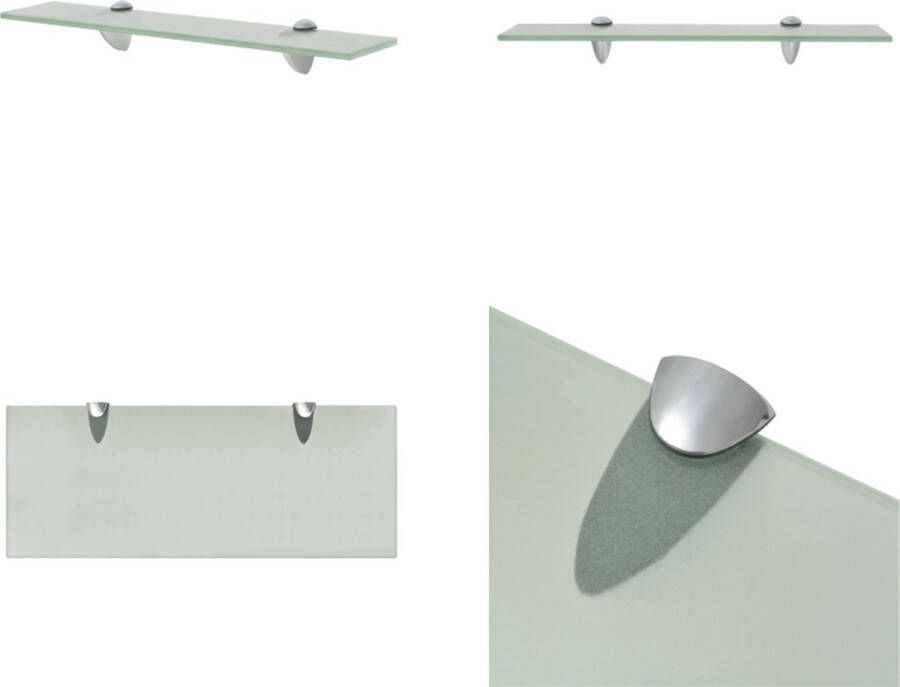 VidaXL Zwevend schap 50x20 cm 8 mm glas Zwevende Plank Zwevende Planken Wandplank Wandplanken