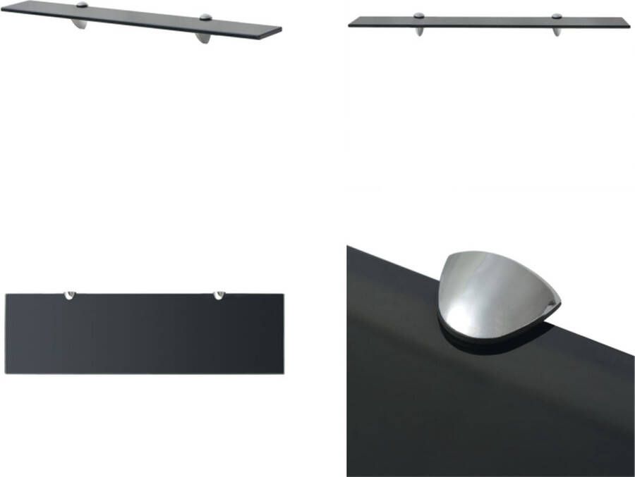 VidaXL Zwevend schap 70x20 cm 8 mm glas Zwevende Plank Zwevende Planken Wandplank Wandplanken