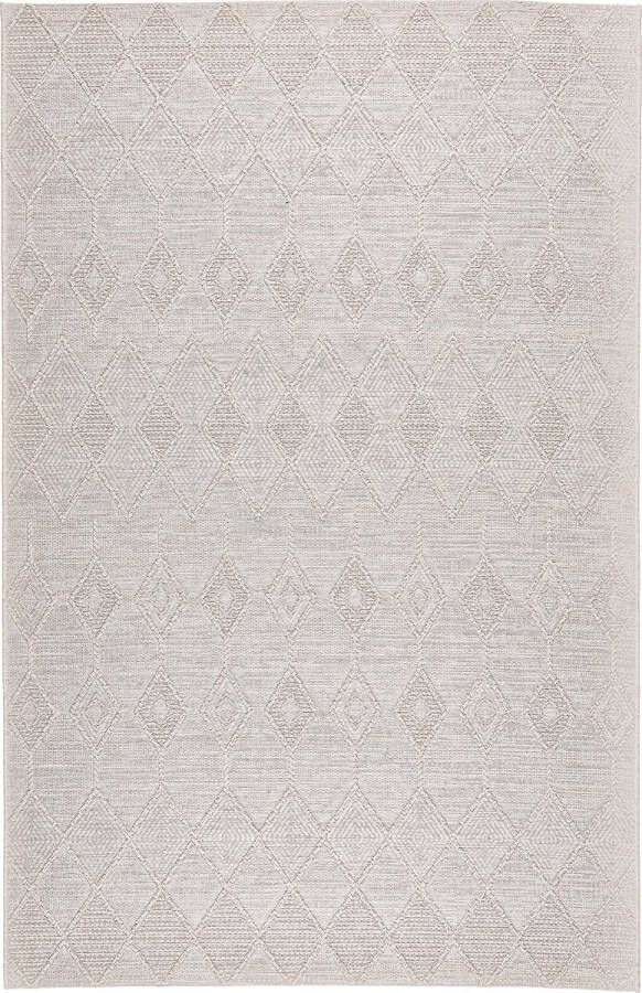 VIDI -Pavia Vloerkleed 160 X 230 CM Tapijt Hoogwaardige kwaliteit Outdoor vloerbekleding Special Edition Laagpolige vloerkleed Beige - Foto 2