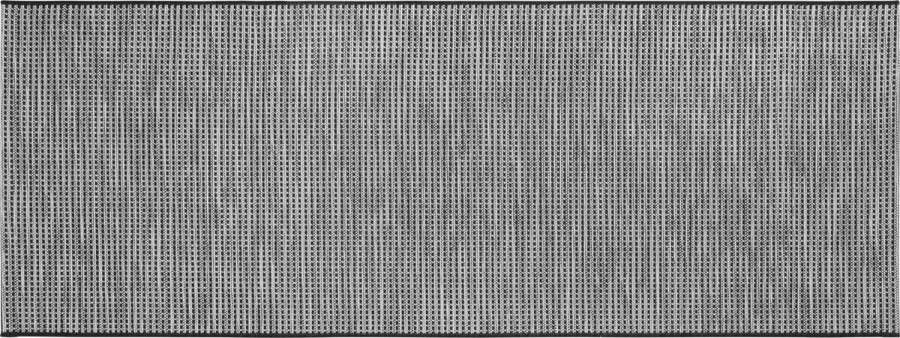 VIDI -Perugia Vloerkleed 80 X 200 CM Tapijt Hoogwaardige kwaliteit Outdoor vloerbekleding Special Edition Laagpolige vloerkleed Grijs Wit Zwart - Foto 2