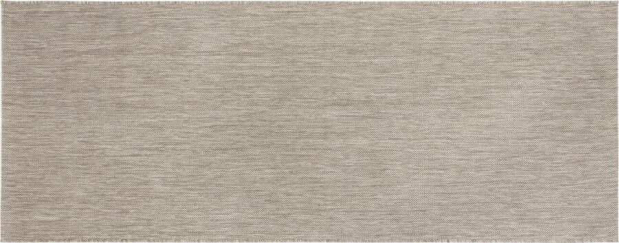VIDI -Pistoia Vloerkleed 80 X 200 CM Tapijt Hoogwaardige kwaliteit Outdoor vloerbekleding Special Edition Laagpolige vloerkleed Taupe Vloerkleed Tapijt Vloerbekleding - Foto 2