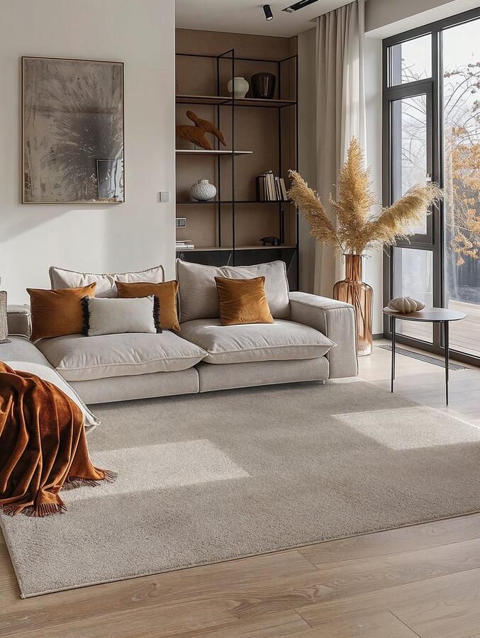 VIDI -Barletta Vloerkleed 160 X 230 CM Tapijt Hoogwaardige kwaliteit -Indoor vloerbekleding Special Edition Hoogpolig vloerkleed Beige