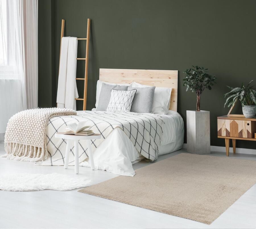 VIDI BASSANO DEL GRAPPA Hoogpolig Vloerkleed 200 x 290 cm Luxe Comfort in Taupe Tint Ideaal voor Woonkamer Slaapkamer en Kinderkamer Duurzaam en Stijlvol Tapijt Perfect als Kerstcadeau en Decoratie Geschikt voor alle Interieurstijlen