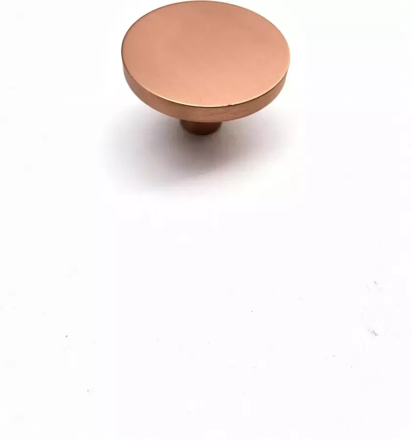 Viefe Knop BRONS KOPER Doorsnede Ø41 mm keukenknop kastknop meubelknop kastgreep incl. schroeven H020